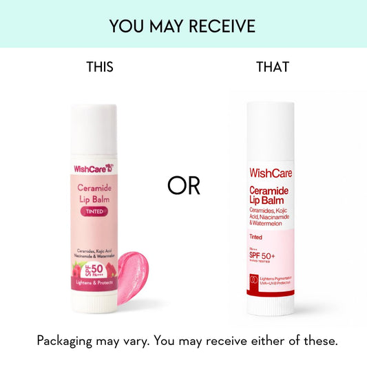WishCare Tinted Lip Balm with SPF 50, 5 gm