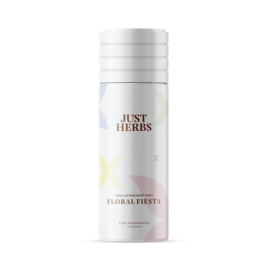 Just Herbs Long Lasting, Refreshing Body Spray 150 ml, Amber Wood
