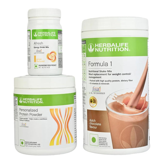 Herbalife Nutrition Weight Loss Package Chocolate Flavor, 750 gm (Pack of 3)