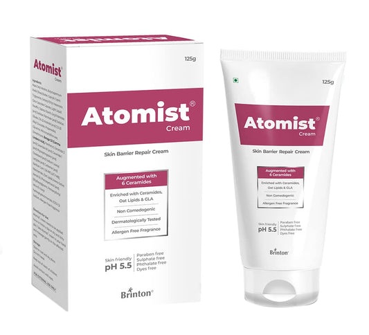 Brinton Atomist Skin Barrier Repair Cream for Dry and Itchy Skin, 125 gm