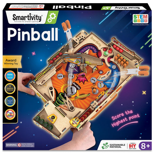 Smartivity Pinball Machine STEM DIY Fun Toy, Educational & Construction based Activity Game Kit for Kids 8 to 14