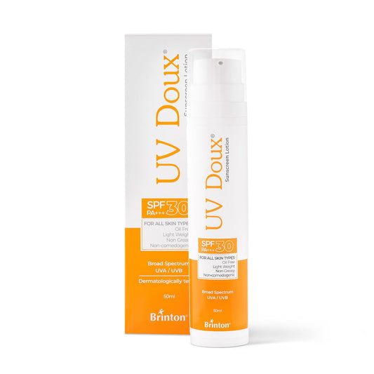 UV Doux Sunscreen Lotion with SPF 30 | Oil Free Formula | UVA & UVB Protection 50 ml
