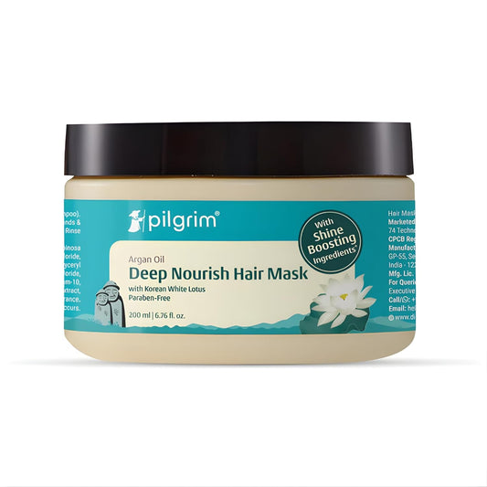Pilgrim Korean Argan Oil Hair Mask With White Lotus And Camellia ,200 ml
