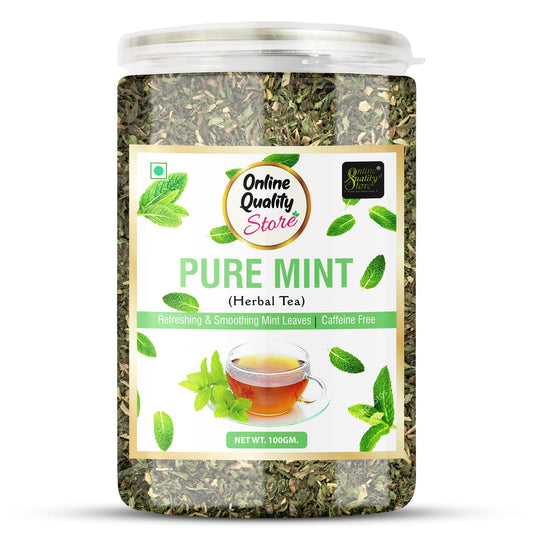 Online Quality Store Natural Mint Herbal Tea, 100 gm