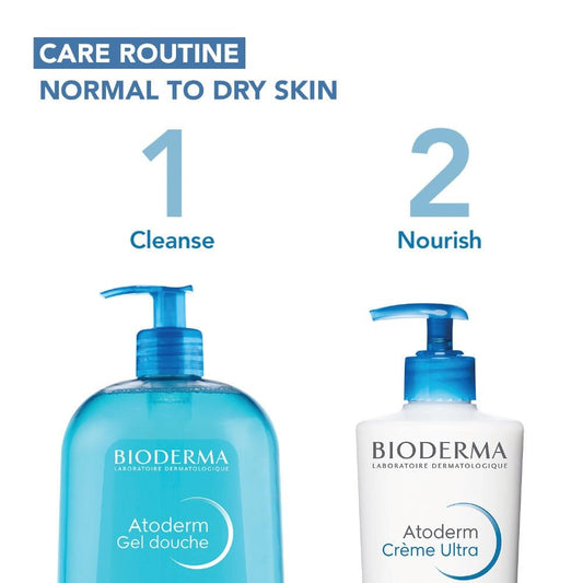 Bioderma Atoderm Gel Douche Ultra Gentle ,Shower Gel with Niacinamide ,500 ml