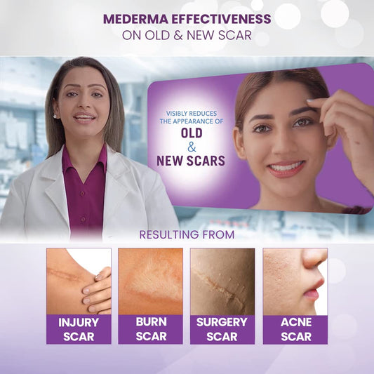 Mederma Advanced Plus Scar Gel, Purple, 10 gm