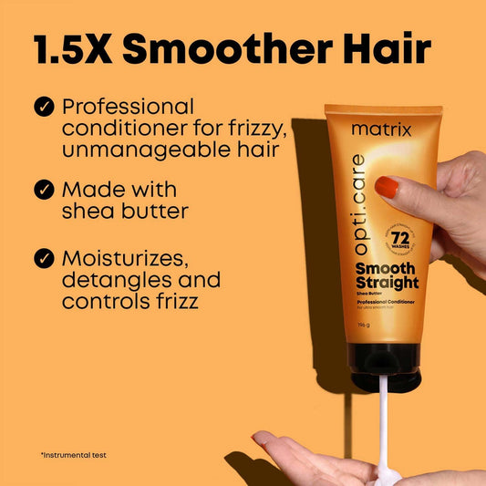 Matrix Opti Care Smooth Straight Smoothing Conditioner, 196 gm