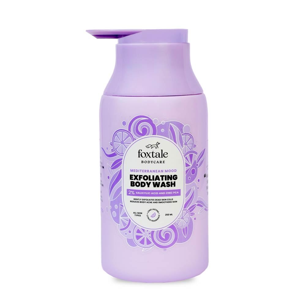 FoxTale 2% Salicylic Acid Exfoliating Body Wash With Zinc Pca, 250 ml