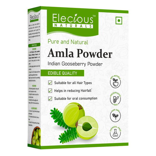 Elecious Naturals Amla Powder for Hair Growth, 250 gm