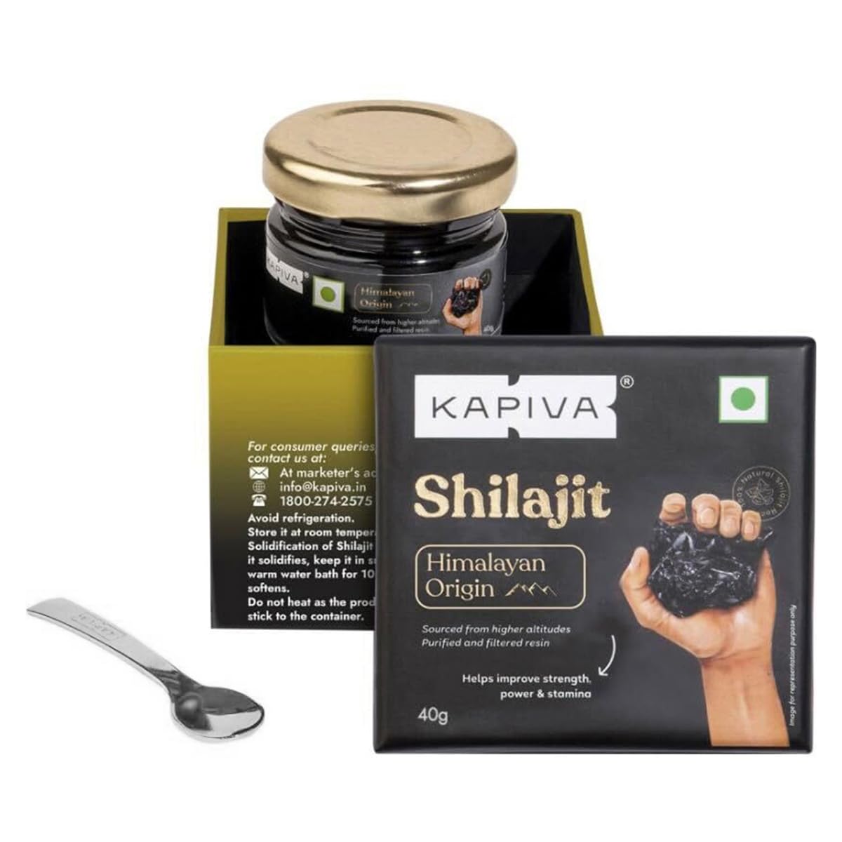 Kapiva Original Himalayan Shilajit/Shilajeet Resin, 40 gm