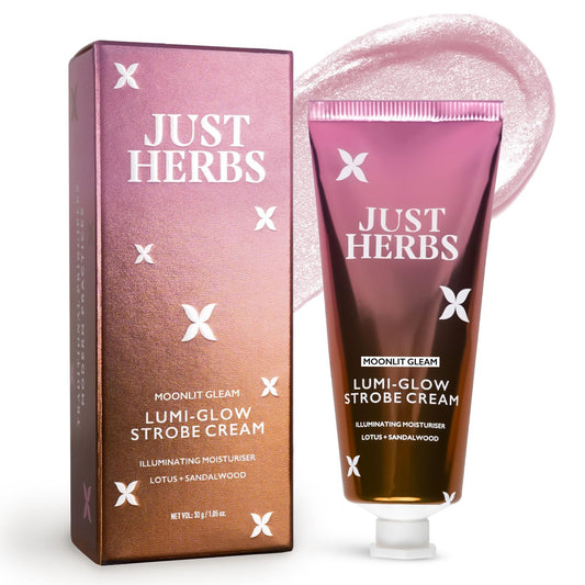 Just Herbs Lumi Glow Strobe Cream with Lotus & Sandalwood 30 gm