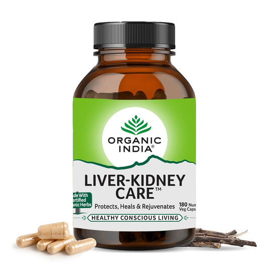 Organic India Liver Kidney Care - 180 Veg Capsules
