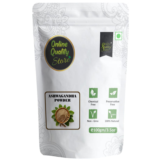 Online Quality Store Natural Ashwagandha Powder - 100 gm