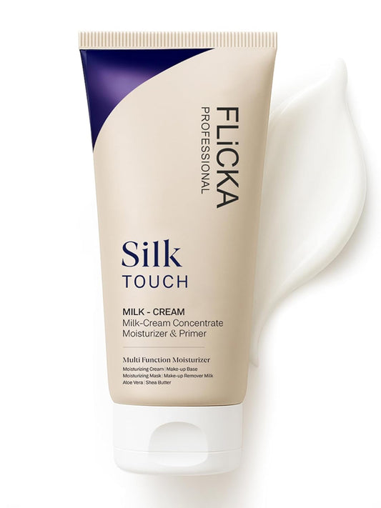 FLiCKA Silk Touch 3 in 1 Moisturizer and Primer for Face, Hydrating, Lightweight, Long-Lasting, Pore Minimizer, 60 gm