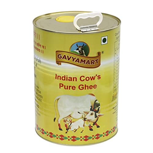 Gavyamart Indian A2 Cow Ghee 100% Pure- Made Of Kankrej Organic Cow Ghee (5 Litre-Pack Of 1)
