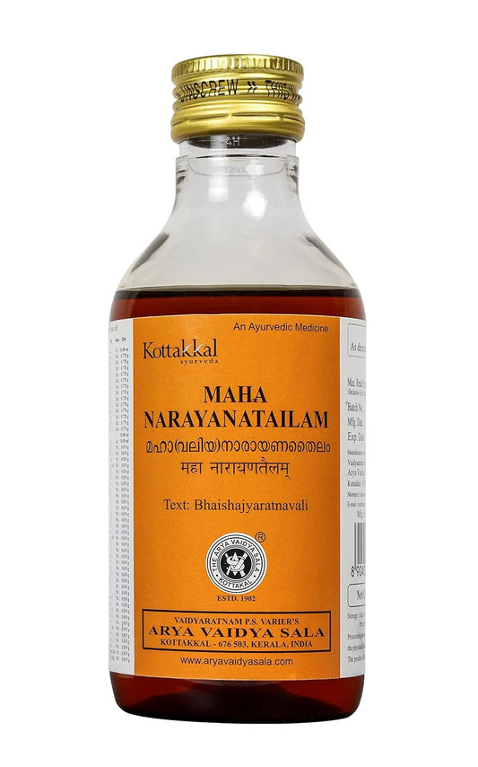 Kottakkal Ayurveda Maha Narayana Tailam - 200 Ml, Useful For Joints & Bone