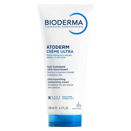 Bioderma Atoderm Creme Ultra-Nourishing - Moisturizer For Normal To Sensitive Dry Skin, 200ml