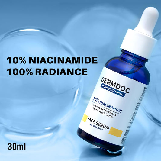 DermDoc 10% Niacinamide Face Serum, 30ml