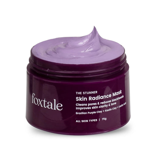 Foxtale De-Tan Face Mask for Glowing Skin| Clay Mask, 75 gm