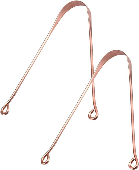 GUBB Copper Tongue Cleaner For Kids & Adults | Made up of 100% Pure Copper - Pack of 2