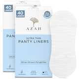 Azah Panty Liners for Women Daily use (Pack of 80) | Cottony Soft Sanitary Pads for Women | Pantyliners Pads Perfect For White Discharge & Light Spotting