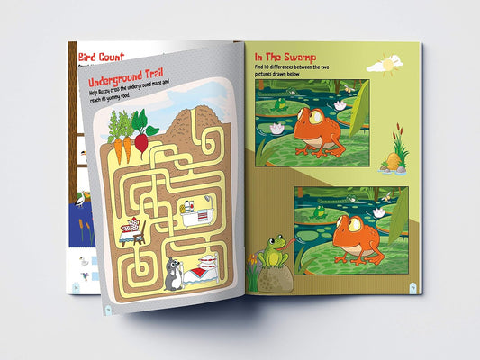 101 Brain Booster Activity Book : Fun Activity Book For Children