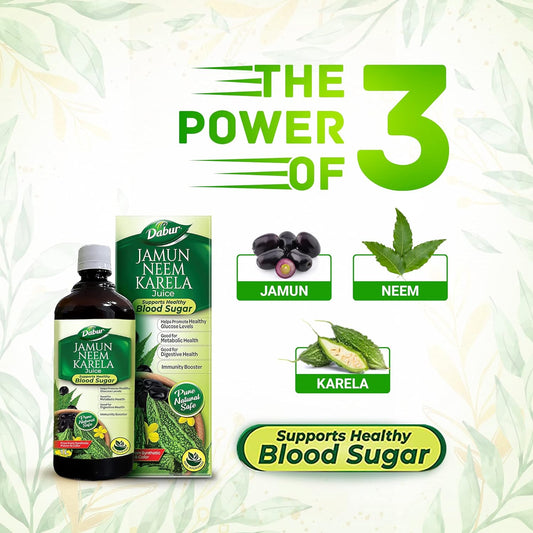 Dabur Jamun Neem Karela Juice - 1 L