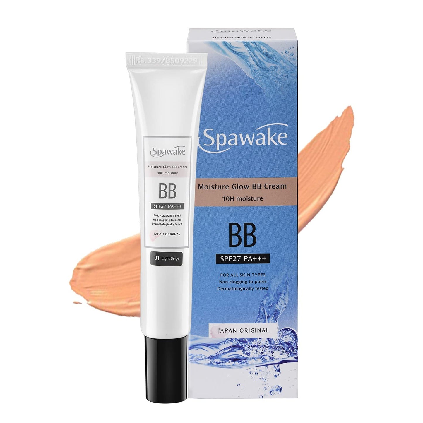 Spawake Moisture Glow BB Cream 01 Light Beige, 30 gm Pack of 2