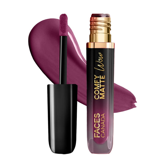 FACESCANADA Comfy Matte Wow Liquid Lipstick - Orchid Opulence 10, 3.8ml