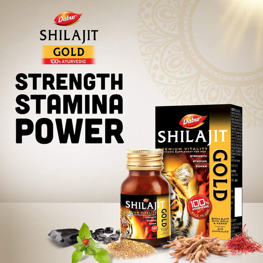 Dabur Shilajit Gold - 20 Capsules