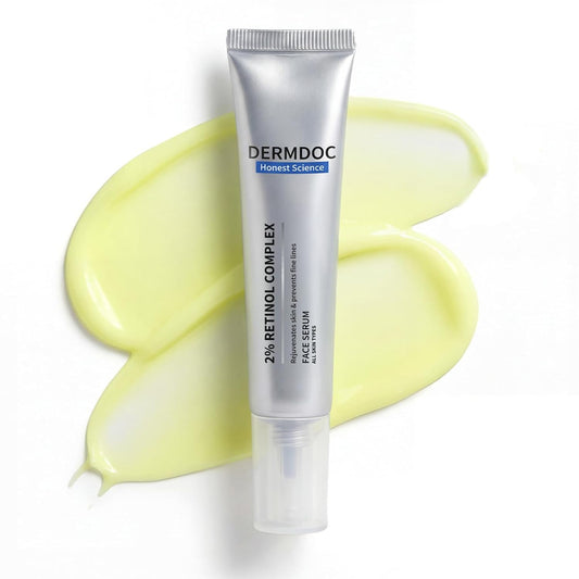 DERMDOC 2% Retinol Face Serum, 12ml