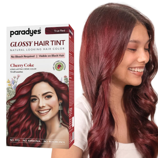 Paradyes No Bleach Cherry Coke Glossy Hair Tint, 6.6 True Red