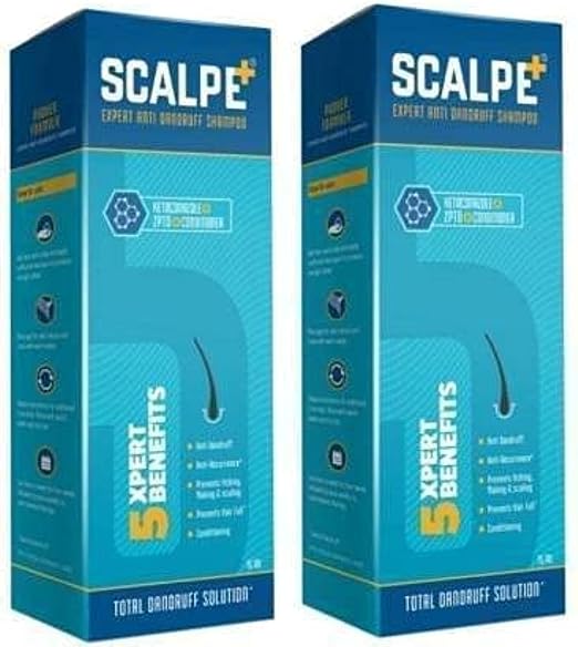Scalpe Expert Anti Dandruff Shampoo 75 ml , Pack of 2