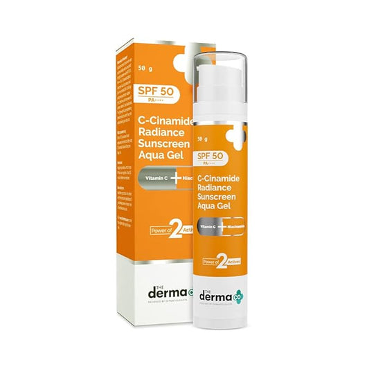 The Derma Co C-Cinamide Sunscreen Spf 50 Aqua Gel, Pa++++, 50 gm