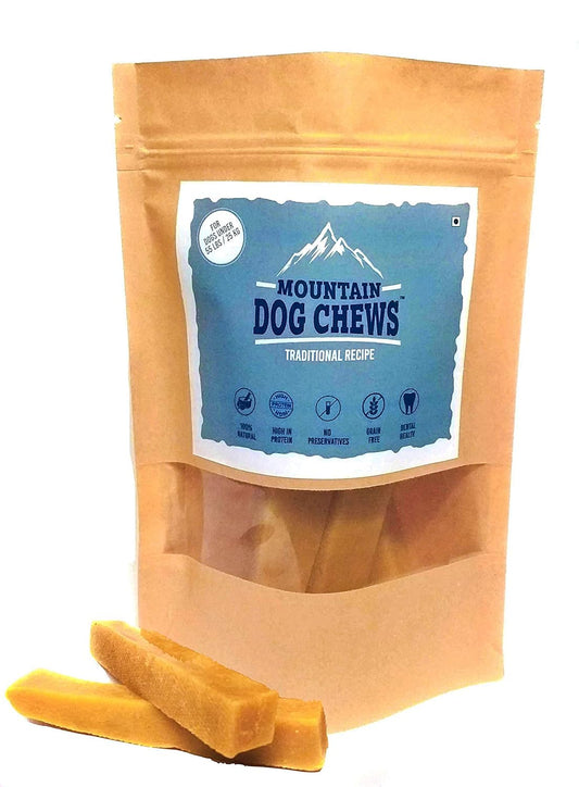Chewers Mountain Dog Chew Himalayan Yak Milk Dental Bar, Medium Dogs, 200 gm