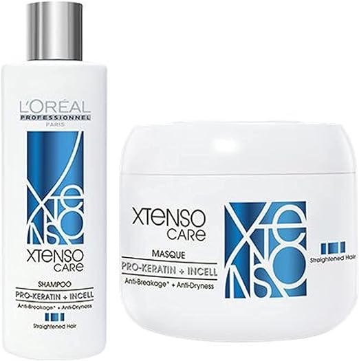 L’Oréal Professional X-tenso Care Straight Shampoo 250ml & Masque 196g Combo Pack