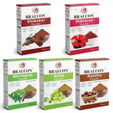 BRALCON Organic Amla, Reetha, Shikakai, Bhringraj, Hibiscus Powder Combo-500g (100g x 5 Pack)|Amla Powder, Reetha Powder, Shikakai Powder, Bhringraj Powder, Hibiscus Flower Powder for Hair & Skin Care