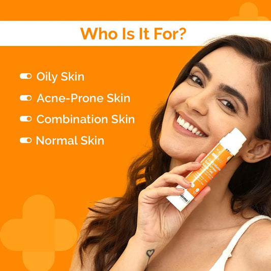 The Derma Co 1% Hyaluronic Sunscreen Aqua Ultra Light Gel with SPF 50 PA++++,50 gm