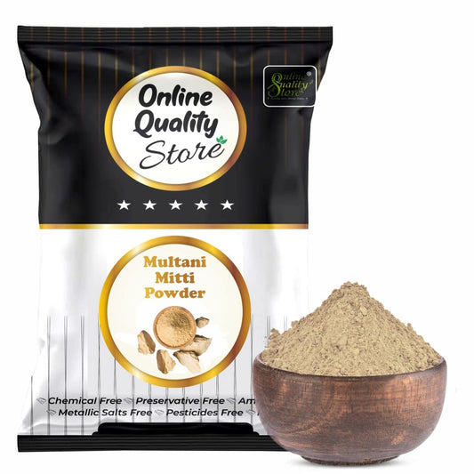 Online Quality Store herbal powder combo for hair and face -100g |Natural Multani Mitti powder for Face Pack