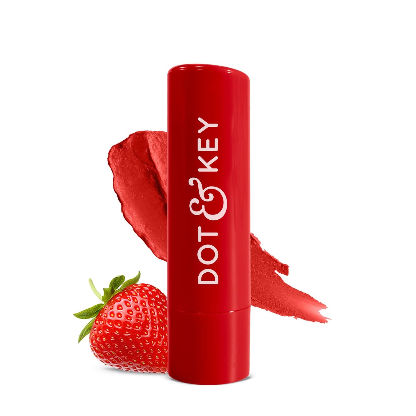 Dot & Key Barrier Repair Hydrating Lip Balm SPF 50 | Strawberry Red, 4.5 gm