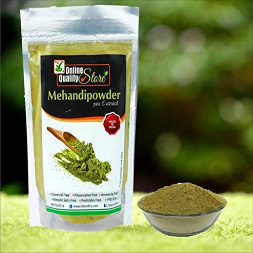 Online Quality Store Natural Organically Cultivated Herbal Henna Powder for Hair-100g |triple Sifted Powder |mehendi powder natural |Pure (Mehendi) |Natural Conditioning & Anti-Dandruff Hair Color Solution, for Men & Women