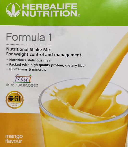 Herbalife weight loss program package- Mango 500 g, Protein 200 g, Afresh drink 50 g (Ginger)