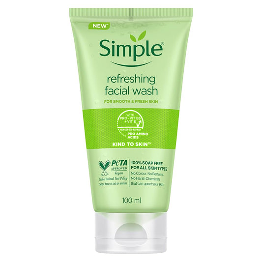 Simple Kind To Skin Refreshing Facial Wash, 100 ml