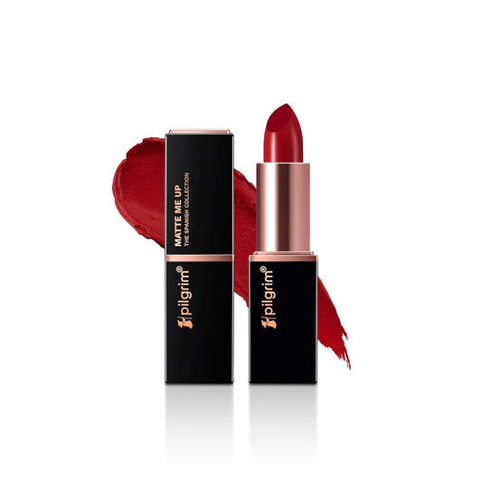 Pilgrim Matte Me Up Bullet Lipstick, 4.2 gm, Ruby Revolt-25