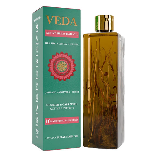 Veda Ayurvedic Cold Pressed Hair Oil, 200 ml