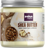 Paiya Organics Raw Unrefined Organic Shea Butter For Skin Face Hair & Stretch Marks, 200 gm