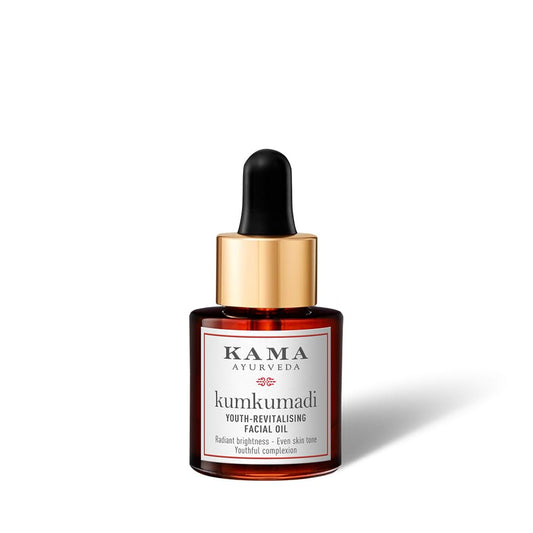 Kama Ayurveda Kumkumadi Youth-Revistalising Facial Oil | Rich in Vitamin A & C, 15 ml