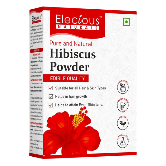 Elecious Hibiscus powder for hair growth, face and skin, 200 gm