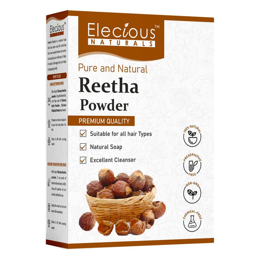 Elecious Pure Reetha Powder for Hair, 200 gm