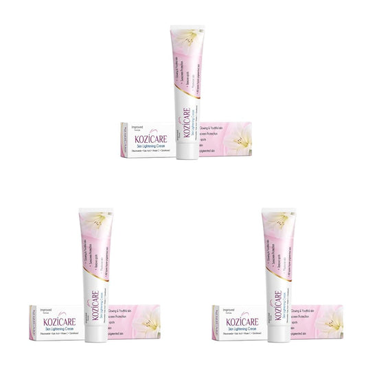 Kozicare Skin Lightening Non-Sticky Cream Lotion, 15 gm, Pack of 3